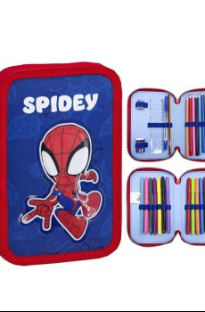 Пенал с аксессуарами Cerda Spidey, от 3 лет, 12.5*19.5*4.5 см (2700001702)