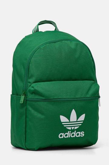 Рюкзак adidas Originals Adicolor цвет зелёный большой с принтом IW1781 Рюкзак adidas Originals Adicolor цвет зелёный большой с принтом IW1781