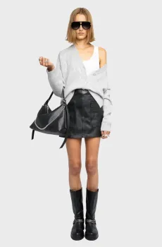 Женский серый кашемировый кардиган Mirkaz Серый XS ZADIG&VOLTAIRE KWCA01646_GRIS CHINE CLAI