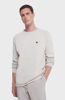 Мужской белый джемпер Белый 3XL SPRINGFIELD 32270