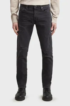 Мужские черные джинсы 3301 Slim Черный 33-32 G-Star RAW 51001,B479