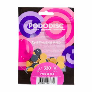 Сменные файлы для педикюрного диска на мягкой основе Staleks Pro Pododisc Pro S, 320 грит, 50 шт Сменные файлы для педикюрного диска на мягкой основе Staleks Pro Pododisc Pro S, 320 грит, 50 шт