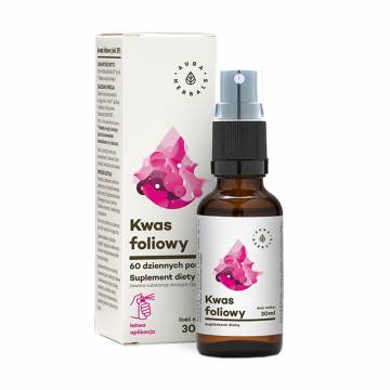 Витамин B9 Фолиевая кислота Aura Herbals Vitamin B9 Folic Acid Spray в спрее, 30 мл Витамин B9 Фолиевая кислота Aura Herbals Vitamin B9 Folic Acid Spray в спрее, 30 мл