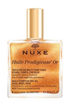 Сухое золотое масло для лица, тела и волос Nuxe Huile Prodigieuse Or Multi-Purpose Dry Oil, 100 мл