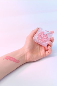 Кремові Рум’яна для Обличчя в Упаковці з Мотивом Лапки - рожевий