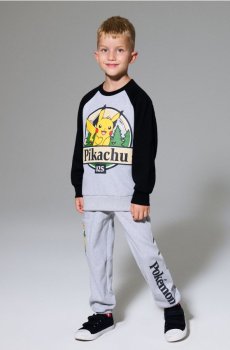 Трикотажний костюм Pokemon - сірий