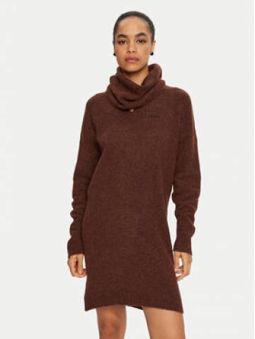 Liu Jo Трикотажна сукня WF4430 MA49P Коричневий Regular Fit Liu Jo Трикотажна сукня WF4430 MA49P Коричневий Regular Fit