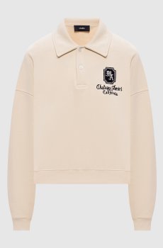 Бежевый свитшот-поло MA CHATEAU