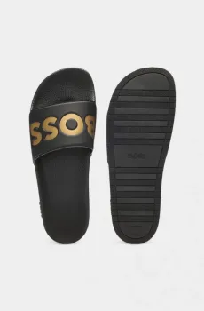 Мужские черные шлепанцы Черный 44 BOSS 11381