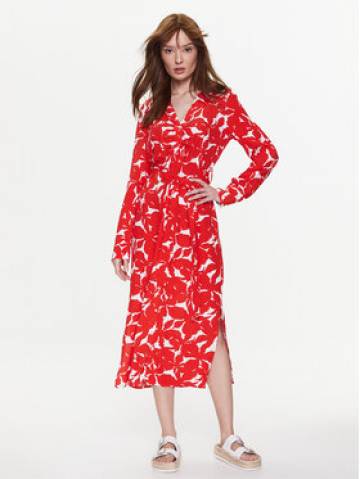 United Colors Of Benetton Сукня-сорочка 43UEDV02X Червоний Regular Fit United Colors Of Benetton Сукня-сорочка 43UEDV02X Червоний Regular Fit