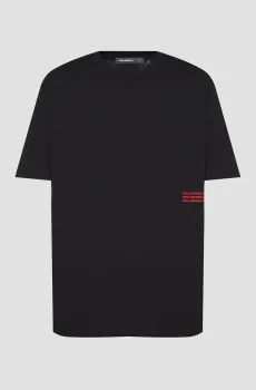 Мужская черная футболка Черный S Karl Lagerfeld 553225.755151;990