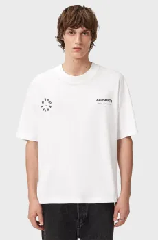 Мужская белая футболка KINDRED Белый M AllSaints M042PD