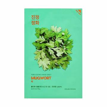 Тканевая маска для лица Holika Holika Pure Essence Mask Sheet, Mugwort, 23 мл Тканевая маска для лица Holika Holika Pure Essence Mask Sheet, Mugwort, 23 мл