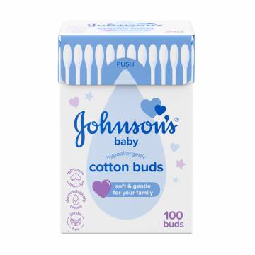 Детские ватные палочки JOHNSON’S, 100 шт Детские ватные палочки JOHNSON’S, 100 шт