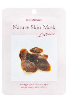 Тканевая маска для лица Food A Holic Nature Skin Mask с экстрактом красного женьшеня, 23 мл