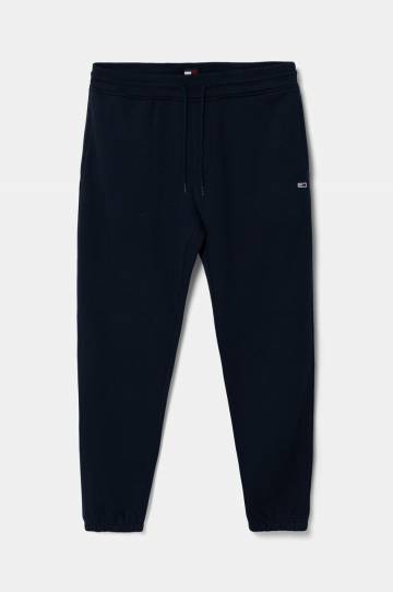 Спортивные штаны Tommy Jeans цвет синий однотонные DM0DM20473 Спортивные штаны Tommy Jeans цвет синий однотонные DM0DM20473