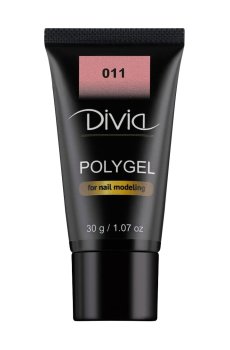 Уценка! Полигель для наращивания ногтей Divia Polygel 011, 30 г