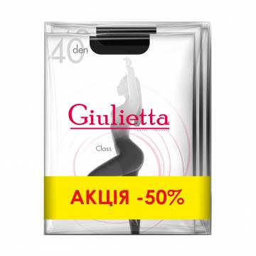 Набор женских колготок Giulietta Class 40 DEN, Nero, размер 3, 3 пары Набор женских колготок Giulietta Class 40 DEN, Nero, размер 3, 3 пары