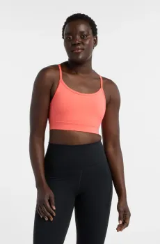 Женский коралловый топ NB Essential Yoga Розовый XL New Balance WB51039DTR