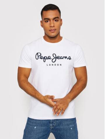 Pepe Jeans Футболка Original PM508210 Білий Slim Fit Pepe Jeans Футболка Original PM508210 Білий Slim Fit