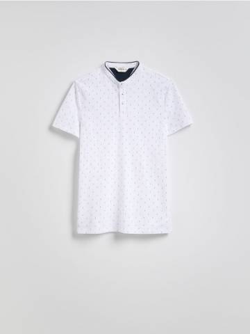 Reserved - MEN`S POLO - білий - 847DI-00X Reserved - MEN`S POLO - білий - 847DI-00X