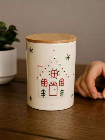 Контейнер для їжі з кришкою - білий