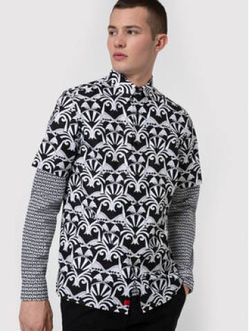 Hugo Сорочка Ebor 50449730 Чорний Straight Fit Hugo Сорочка Ebor 50449730 Чорний Straight Fit