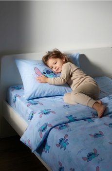 Комплект постільної білизни Stitch - light blue