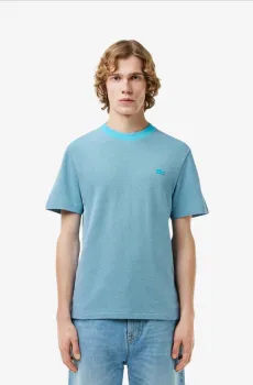Мужская голубая футболка Голубой XS Lacoste TH7344IPK