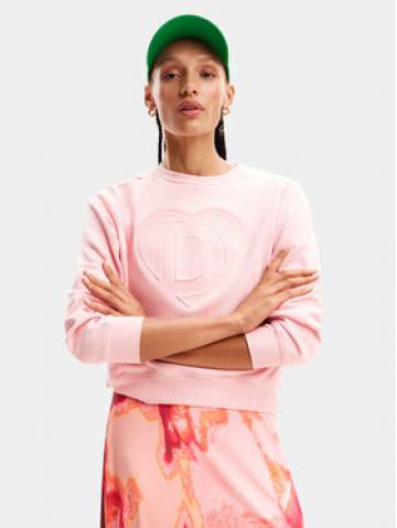 Desigual Світшот Travis 24SWSK30 Рожевий Regular Fit Desigual Світшот Travis 24SWSK30 Рожевий Regular Fit