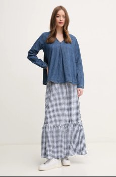 Хлопковая юбка United Colors of Benetton