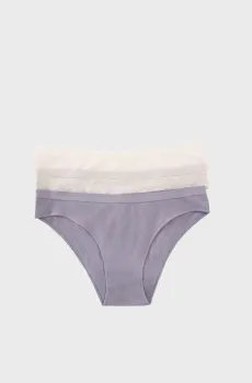 Женские трусики (3 шт) Разноцветный XL womensecret 4932649