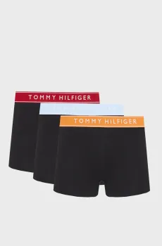 Мужские черные боксеры (3 штTRUNK Черный XL Tommy Hilfiger UM0UM03976