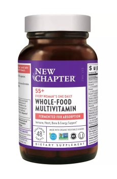 Мультивитамины для женщин 55+ New Chapter Every Womans One Daily Whole-Food Multivitamin, 48 таблеток