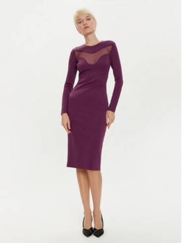 PINKO Коктейльна сукня 103844 A208 Бордовий Slim Fit PINKO Коктейльна сукня 103844 A208 Бордовий Slim Fit