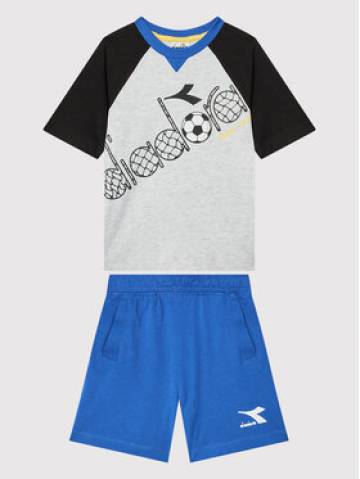 Diadora Набір футболка і спортивні шорти Ss Score 102.178253 Сірий Regular Fit Diadora Набір футболка і спортивні шорти Ss Score 102.178253 Сірий Regular Fit