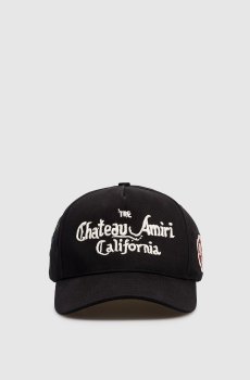 Черная кепка CHATEAU с вышивкой