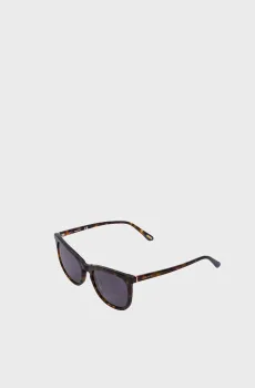 Женские коричневые солнцезащитные очки Plastic Sun Glasses Rectangular Full rim Коричневый ONESIZE Gant GA8070/5252N