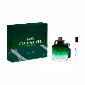 Парфюмированный набор мужской Coach Green (туалетная вода, 60 мл + туалетная вода, 7.5 мл) Парфюмированный набор мужской Coach Green (туалетная вода, 60 мл + туалетная вода, 7.5 мл)