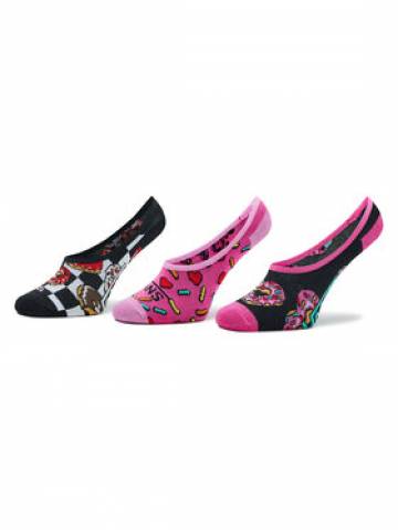Vans Набір 3 пар низьких дитячих шкарпеток Love Canoodle VN0007AUBRK1 Кольоровий Vans Набір 3 пар низьких дитячих шкарпеток Love Canoodle VN0007AUBRK1 Кольоровий