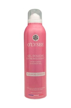 Экстрапенный гель для душа OLYSEE Extra Foaming Shower Gel Fleur De Cerisier, 200 мл
