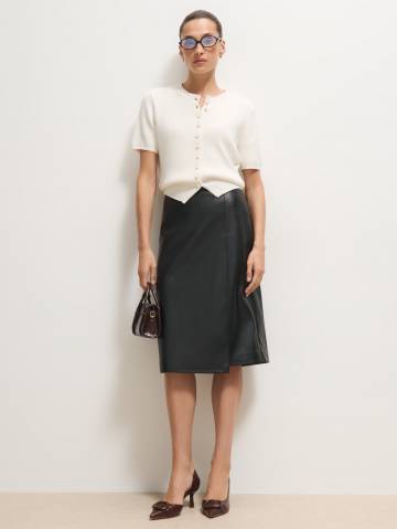 Mohito - Мідіспідниця - чорний - 34