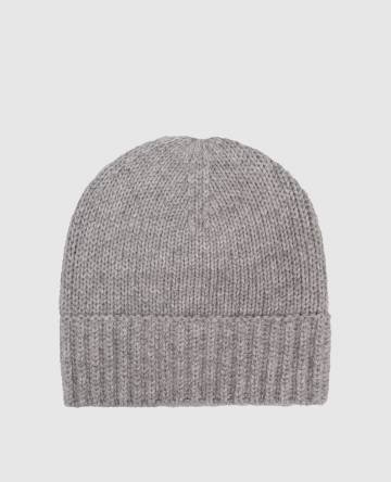 Серая шапка из кашемира