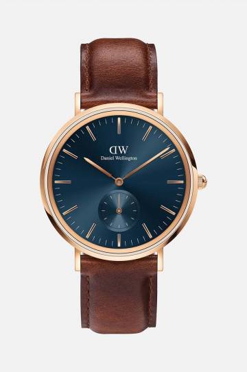 Часы Daniel Wellington мужской цвет коричневый Часы Daniel Wellington мужской цвет коричневый