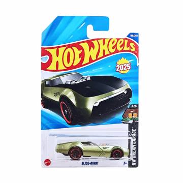 Базовый автомобиль Hot Wheels Slide-Burn, зеленый перламутр, от 3 лет, 11*3.5*11 см (5785)