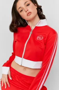 Женская красная спортивная кофта Красный M Tally Weijl SSWPESILK