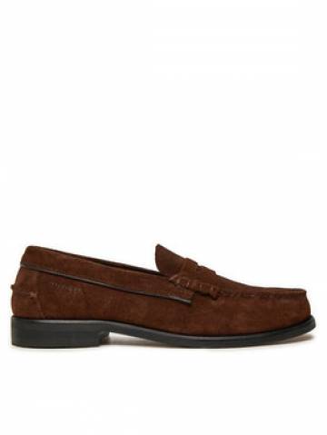 Tommy Hilfiger Сліпери Classic Hilfiger Suede Loafer FM0FM05363 Коричневий Tommy Hilfiger Сліпери Classic Hilfiger Suede Loafer FM0FM05363 Коричневий