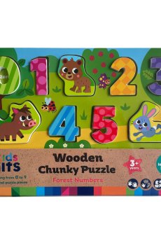 Деревянная игрушка Kids Hits Лесные цифры, от 3 лет, 23*20*2 см (KH20/074)