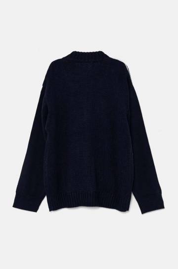 Детский шерстяной кардиган Emporio Armani цвет синий лёгкий 6D4M58 4MJAZ Детский шерстяной кардиган Emporio Armani цвет синий лёгкий 6D4M58 4MJAZ