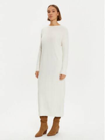 Liu Jo Трикотажна сукня WF4533 MS009 Écru Regular Fit Liu Jo Трикотажна сукня WF4533 MS009 Écru Regular Fit